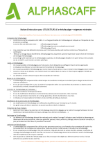 Notice utilisateurs échafaudages